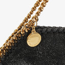 Stella McCartney Black Falabella Tiny Tote Vegan Shaggy Deer