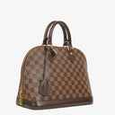 Louis Vuitton Alma PM Damier Ebene Canvas Handbag