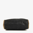 Stella McCartney Black Falabella Tiny Tote Vegan Shaggy Deer