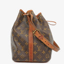Louis Vuitton Petit Noe Monogram Canvas Shoulder Bag