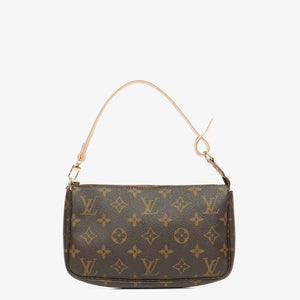 Louis Vuitton Pochette Accessoires Monogram Canvas Clutch Handbag