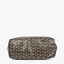 Goyard Saint Louis Black Chevron Print Coated Canvas Tote Bag