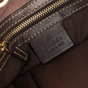 Gucci GG Crystal Brown Shoulder Bag