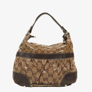 Gucci GG Crystal Brown Shoulder Bag