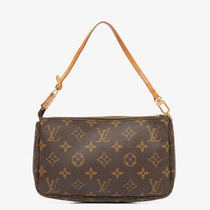 Louis Vuitton Pochette Accessoires Monogram Canvas Clutch Handbag