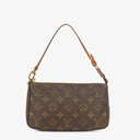 Louis Vuitton Pochette Accessoires Monogram Canvas Clutch Handbag