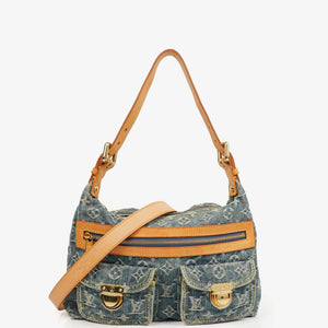 Louis Vuitton Baggy PM Monogram Denim Shoulder Bag