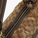 Gucci GG Crystal Brown Shoulder Bag