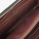 Chanel Large Gusset Zip Around Black Lambskin Quilted Wallet