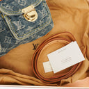 Louis Vuitton Baggy PM Monogram Denim Shoulder Bag