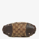 Gucci GG Crystal Brown Shoulder Bag