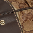 Gucci GG Crystal Brown Shoulder Bag