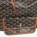 Goyard Saint Louis Black Chevron Print Coated Canvas Tote Bag