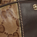 Gucci GG Crystal Brown Shoulder Bag