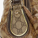 Gucci GG Crystal Brown Shoulder Bag