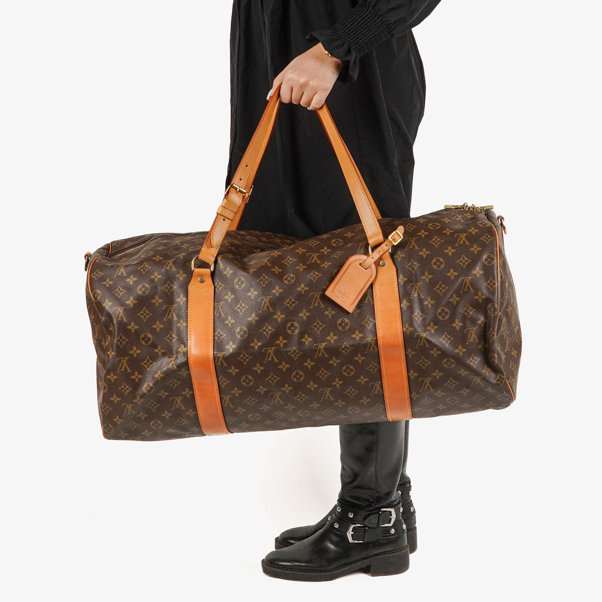 Louis Vuitton Sac Polochon 65 Monogram Canvas Travel Bag