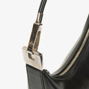Gucci Black Leather Hobo Shoulder Bag