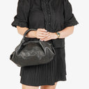Loewe Black Aire Nappa Anagram Shoulder Bag&nbsp;