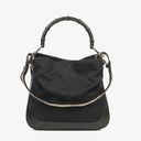 Gucci Bamboo Top Handle GG Canvas and Leather Hobo Bag