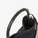 Gucci Bamboo Top Handle GG Canvas and Leather Hobo Bag