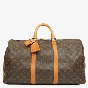 Louis Vuitton Keepall 50 Monogram Canvas Travel Bag