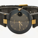 Rado Coupole Black Leather Watch