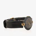 Rado Coupole Black Leather Watch