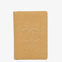 Chanel Timeless Caviar CC Card Holder Wallet Beige