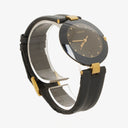 Rado Coupole Black Leather Watch