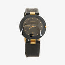 Rado Coupole Black Leather Watch