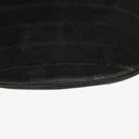Chanel Black Suede Half Moon Flap Bag