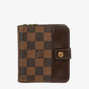 Louis Vuitton Damier Ebene Compact Zippy Wallet