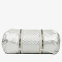 Chanel Metallic Quilted Nylon Boston Bag