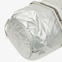Chanel Metallic Quilted Nylon Boston Bag