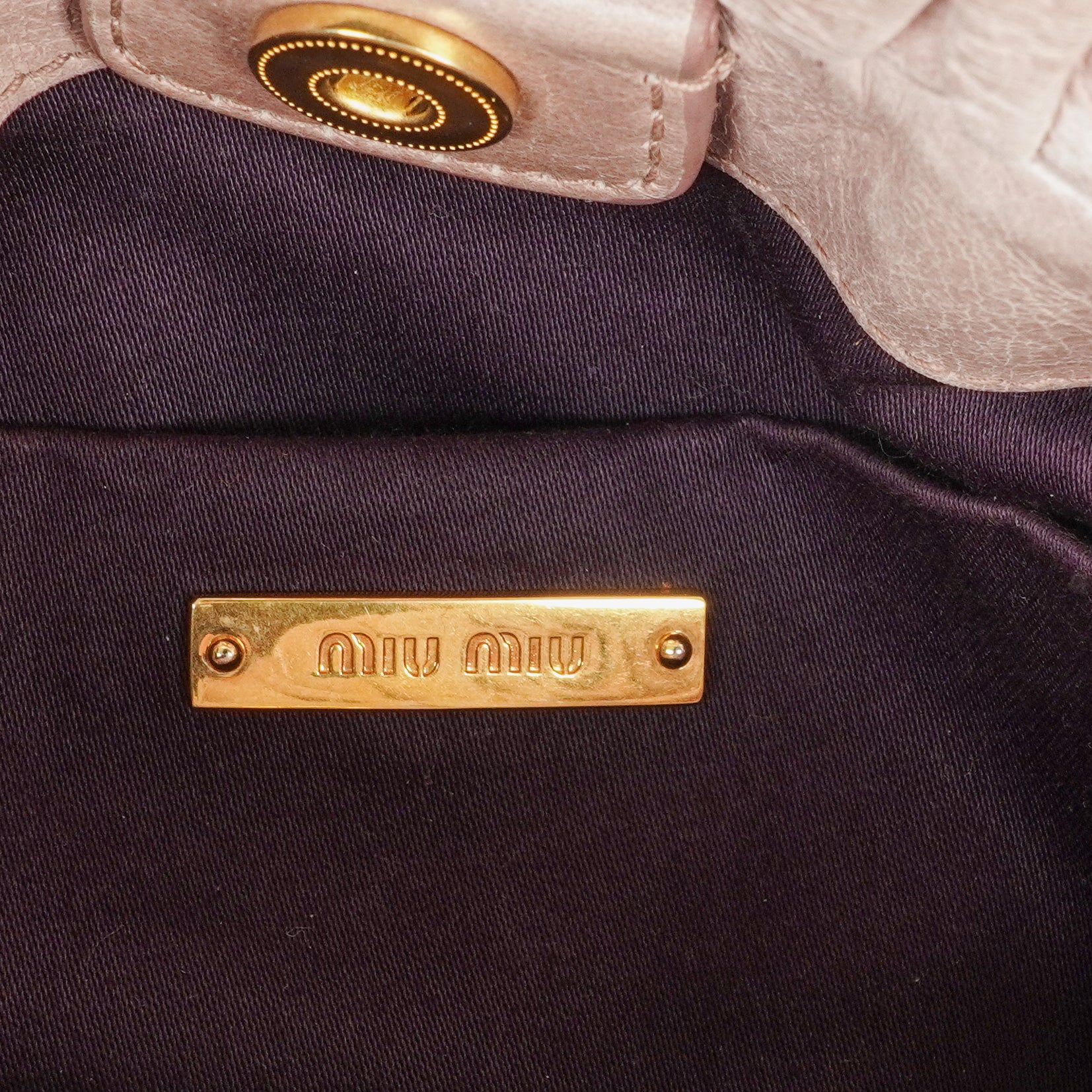Miu Miu Vitello Satchel Bag