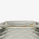 Chanel Metallic Quilted Nylon Boston Bag