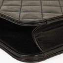 Chanel Classic Black Quilted Lambskin Full Flap Bag With 24K Gold-Plated Hardware