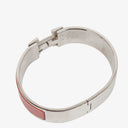 Hermes Red Wide Bangle Clic Clac H Bracelet