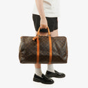Louis Vuitton Keepall 50 Monogram Canvas Travel Bag