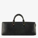Louis Vuitton Sac Triangle Black EPI Leather Handbag