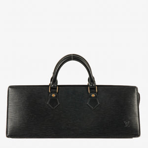 Louis Vuitton Sac Triangle Black EPI Leather Handbag