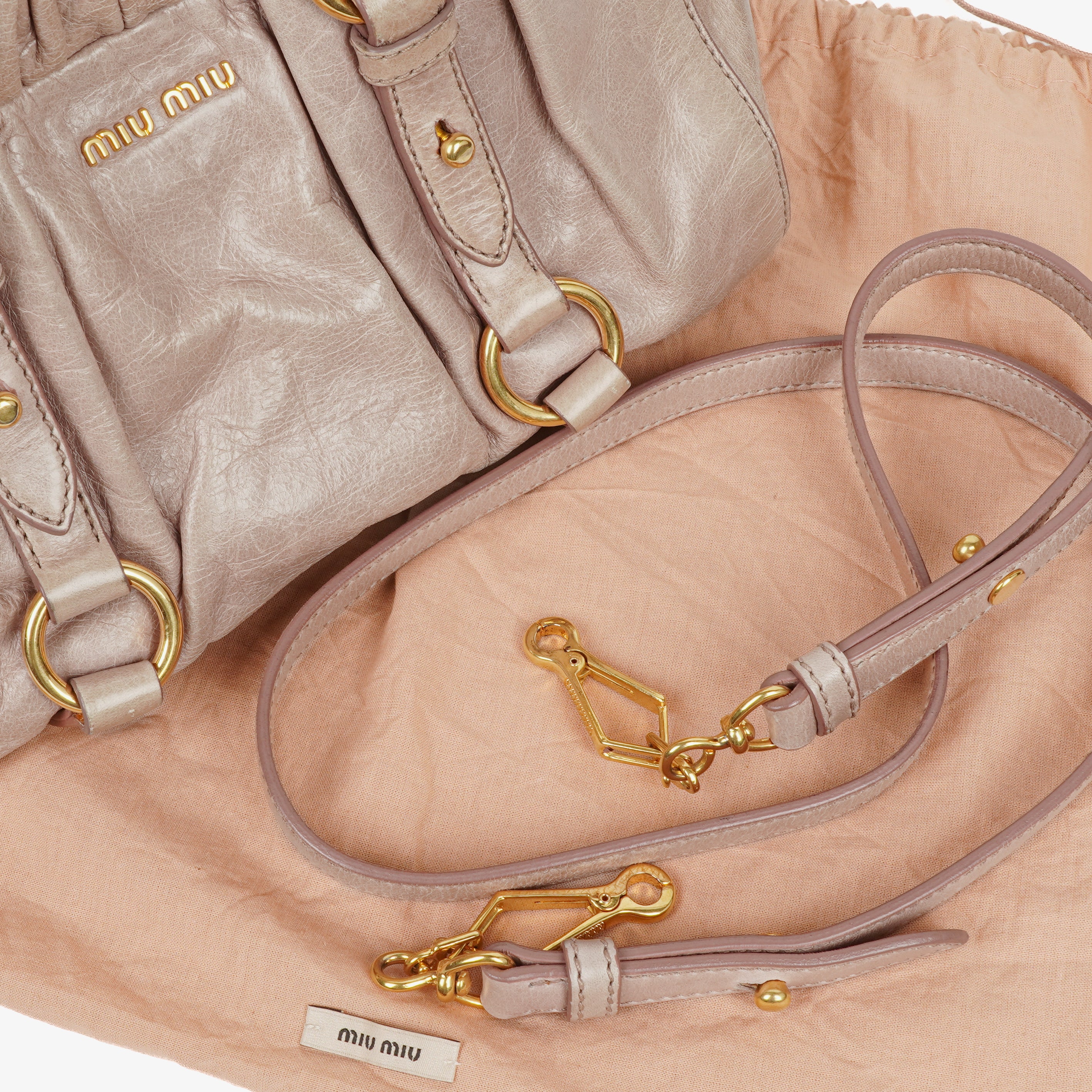 Miu Miu Vitello Satchel Bag
