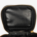 Chanel Black Leather Vanity Case
