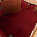 Coach Signature Denim and Leather Handbag