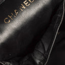 Chanel Black Leather Vanity Case