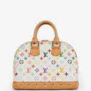 Louis Vuitton x Takashi Murakami Alma PM White Monogram Multicolor Bag