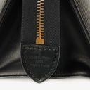 Louis Vuitton Sac Triangle Black EPI Leather Handbag