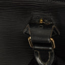 Louis Vuitton Sac Triangle Black EPI Leather Handbag