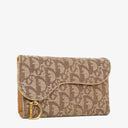 Christian Dior Trotter Monogram Saddle Wallet