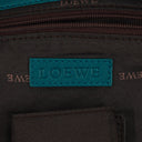 Loewe Turquoise Aire Nappa Anagram Shoulder Bag
